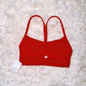 Oxford Red Flow Y Bra A/B Lululemon